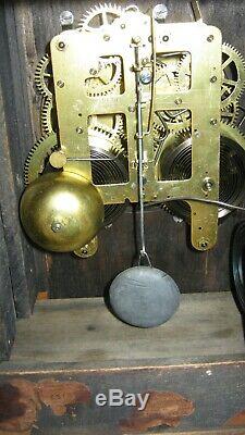Antique Seth Thomas Open Column Adamantine Mantle Clock