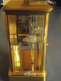 Antique Seth Thomas Orchid model crystal regulator clock