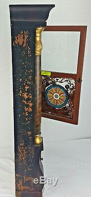 Antique Seth Thomas PLYMOUTH HOLLOW Weight Driven TRIPLE DECK Column Shelf Clock