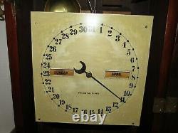 Antique Seth Thomas Parlor No. 3 Double Dial Calendar Clock 8-day, Time/strike