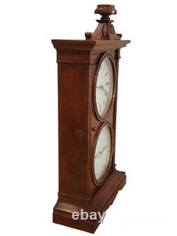 Antique Seth Thomas Parlor No. 6 Double Dial Calendar Clock