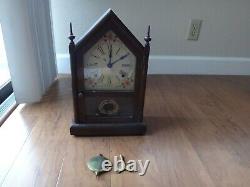 Antique Seth Thomas Pendulum Movement No. 89 (8-Day) Cathedral Mantel Clock USA