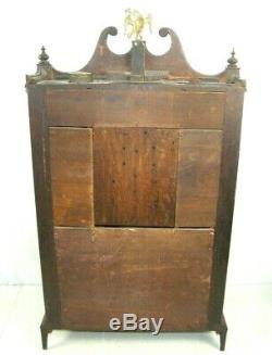 Antique Seth Thomas Pillar & Scroll Wooden Works Large Mantel Clock