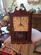 Antique Seth Thomas Pillar And Scroll Clock Wooden Works Parts Or Restore