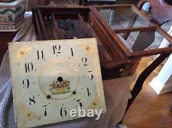 Antique Seth Thomas Pillar and scroll clock Wooden works Parts or restore