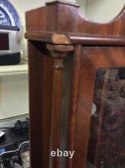 Antique Seth Thomas Pillar and scroll clock Wooden works Parts or restore