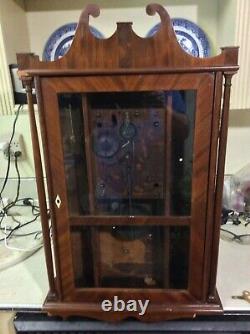 Antique Seth Thomas Pillar and scroll clock Wooden works Parts or restore