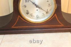 Antique Seth Thomas Quarter Hour Chiming Mantle Clock In Running Condition