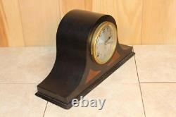 Antique Seth Thomas Quarter Hour Chiming Mantle Clock In Running Condition