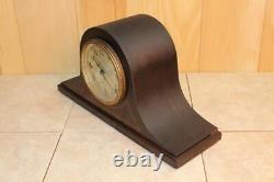 Antique Seth Thomas Quarter Hour Chiming Mantle Clock In Running Condition