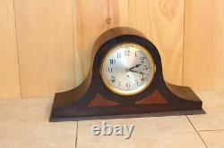 Antique Seth Thomas Quarter Hour Chiming Mantle Clock In Running Condition