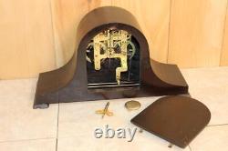 Antique Seth Thomas Quarter Hour Chiming Mantle Clock In Running Condition