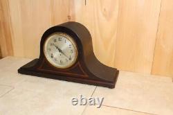 Antique Seth Thomas Quarter Hour Chiming Mantle Clock In Running Condition