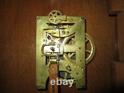 Antique Seth Thomas Queen Anne Time Piece Wall Regulator Clock 8-day