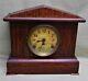 Antique Seth Thomas Red Adamantine 8 Day Mantle Clock Early 1900's, Runs