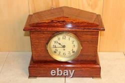 Antique Seth Thomas Red Adamantine 8 Day Mantle Clock Early 1900's RUNS