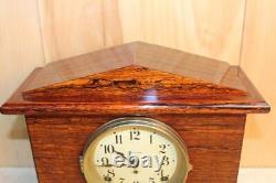 Antique Seth Thomas Red Adamantine 8 Day Mantle Clock Early 1900's RUNS