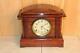 Antique Seth Thomas Red Adamantine Arch Top Mantle Clock Early 1900's Runs