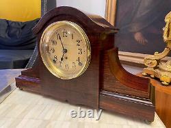 Antique Seth Thomas Red Adamantine Mantel Clock