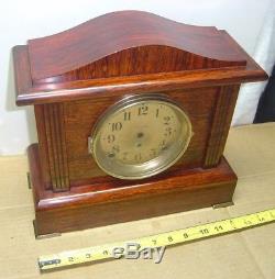 Antique Seth Thomas Red Adamantine Mantel Mantle Clock Case Parts Repair
