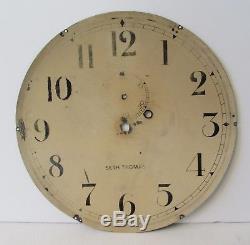 Antique Seth Thomas Regulator No. 2 Clock Dial, 12 Dial, Original Clock Part