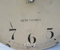 Antique Seth Thomas Regulator No. 2 Clock Dial, 12 Dial, Original Clock Part