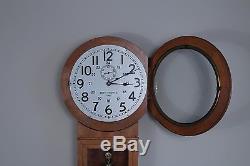Antique Seth Thomas Regulator Two Canadian Railway Station Clock