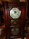 Antique-seth Thomas-rosewood-double Dial Calendar Clock-pat. 1862-to Restore-t143
