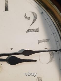 Antique Seth Thomas Round Wall Clock late 1800's early 1900s