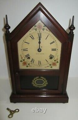 Antique Seth Thomas Sharon No. 161 Steeple Clock 8-Day, Time and Strike