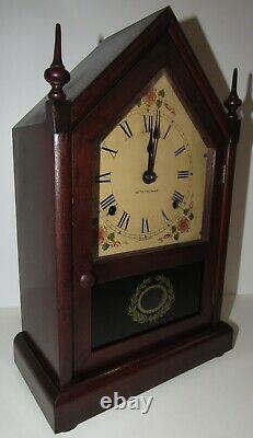 Antique Seth Thomas Sharon No. 161 Steeple Clock 8-Day, Time and Strike