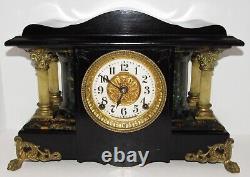 Antique Seth Thomas Shasta Adamantine Mantel Clock 8-Day, Time/Strike