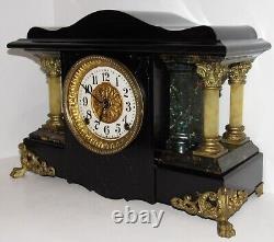 Antique Seth Thomas Shasta Adamantine Mantel Clock 8-Day, Time/Strike