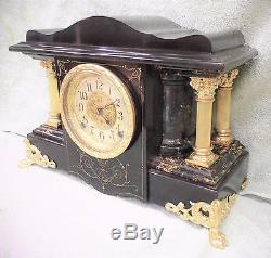 Antique Seth Thomas Shasta Adamantine Mantle Clock c. 1906 8 Day Time/Strike