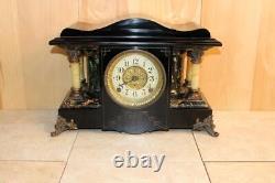 Antique Seth Thomas Shasta Style Adamantine Mantle Clock Running L-2