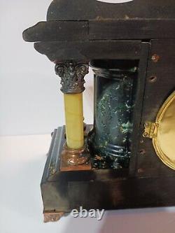 Antique Seth Thomas Shasta Style Adamantine Mantle Clock Working Condition