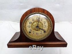 Antique Seth Thomas Shelf Mantle Clock Chime 13 1/2 W X 9H X 5D