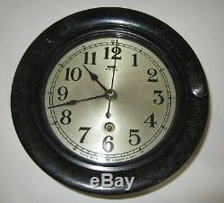 Antique Seth Thomas Ship's Time Clock Maritime