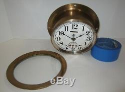 Antique Seth Thomas Ship's Time Clock Maritime 8-Day