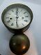 Antique Seth Thomas Ships Bell Clock, 6 And A 1/2 Inches. Beveled Glass. No Key