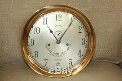 Antique Seth Thomas Ships Lever Clock Large 12 Circa 1905