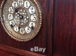 Antique Seth Thomas Sonora 4 Bell Clock Quarter Hour Chime 8 Day Westminster