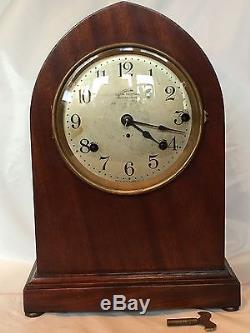 Antique Seth Thomas Sonora 5 Bell Clock Quarter Hour Chime 8 Day Excellent