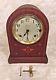 Antique Seth Thomas Sonora Chime 5 Bell Clock Runs! 89ag & 90b Mvmts Inlaid Case