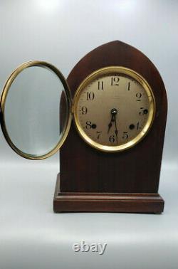 Antique Seth Thomas Sonora Chime Clock Pendulum And Key Set-Working