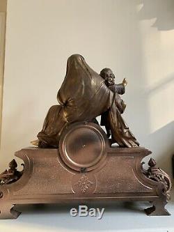 Antique Seth Thomas & Sons Madonna And Child Figural Clock