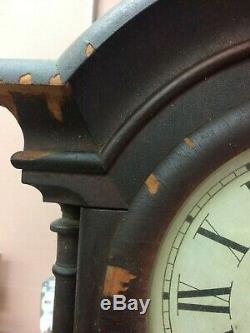 Antique Seth Thomas Southern Clock Co. Double Dial Calendar Clock 1875