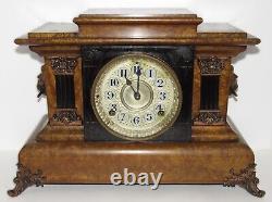 Antique Seth Thomas Sphinx Egyptian Mantel Clock 8-Day, Time/Strike, Key-wind