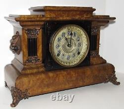 Antique Seth Thomas Sphinx Egyptian Mantel Clock 8-Day, Time/Strike, Key-wind