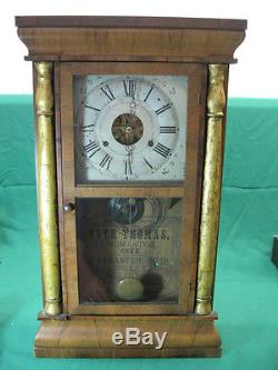 Antique Seth Thomas THOMASTON Clock = Running Well = Weight Driven